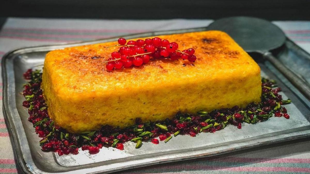 دستور پخت ته چین خوشرنگ و لذیذ ایرانی برای مجالس