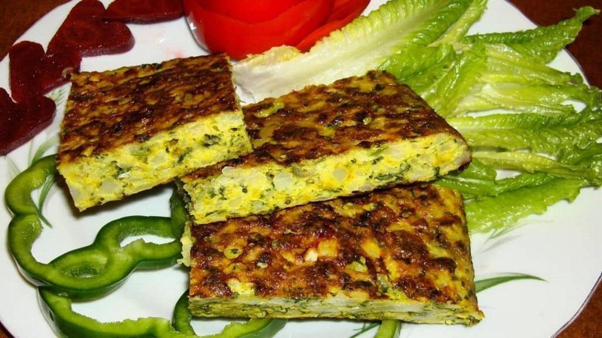 کوکو گل کلم یه غذای مقوی و ساده برای شام