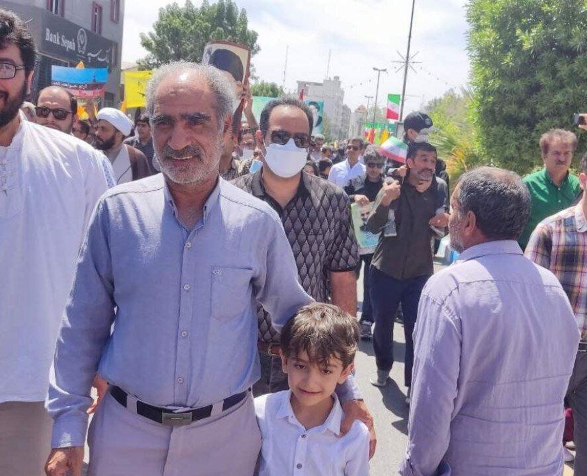 پدر طارمی در راهپیمایی روز قدس شرکت کرد