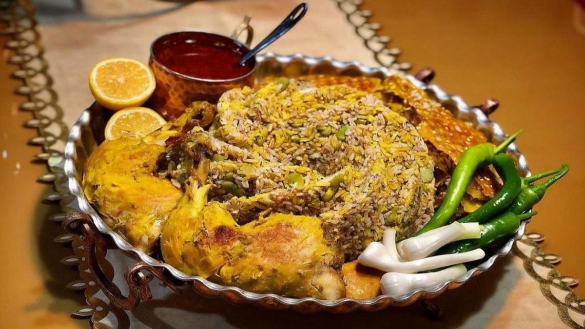 بهترین روش پخت باقالی پلو چرب وچیلی با مرغ برای مهمانی‌های خاص
