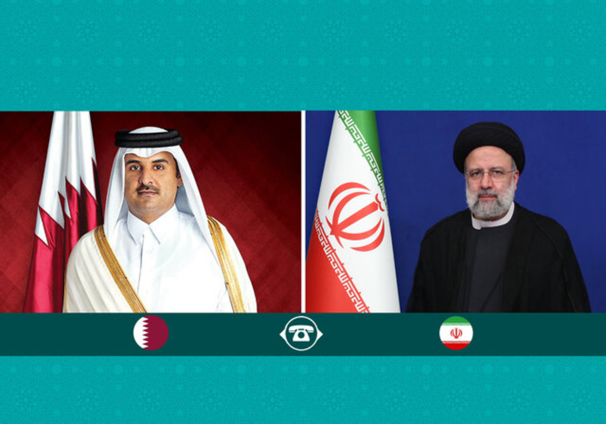 گفت‌وگوی تلفنی رئیس جمهور و امیر قطر