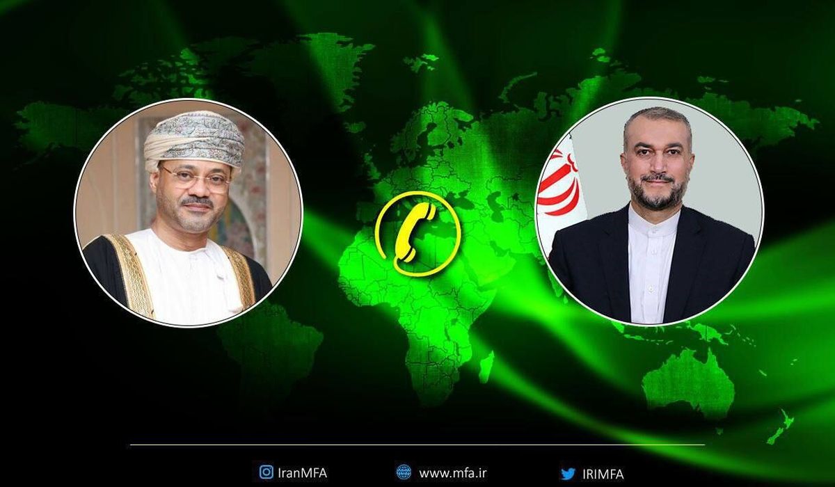 لغو تحریم‌ها محور گفتگوی تلفنی وزیران خارجه ایران و عمان