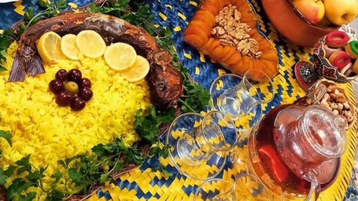 دستور پخت سوتی پلو لذیذ وخوشرنگ  اردبیلی با ماهی