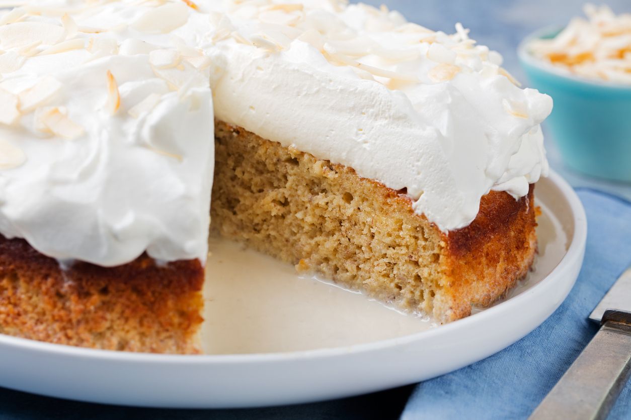 کیک متفاوت و خوش طعم سه شیر وانیلی را برای یکبار امتحان کن عاشقش می‌شی