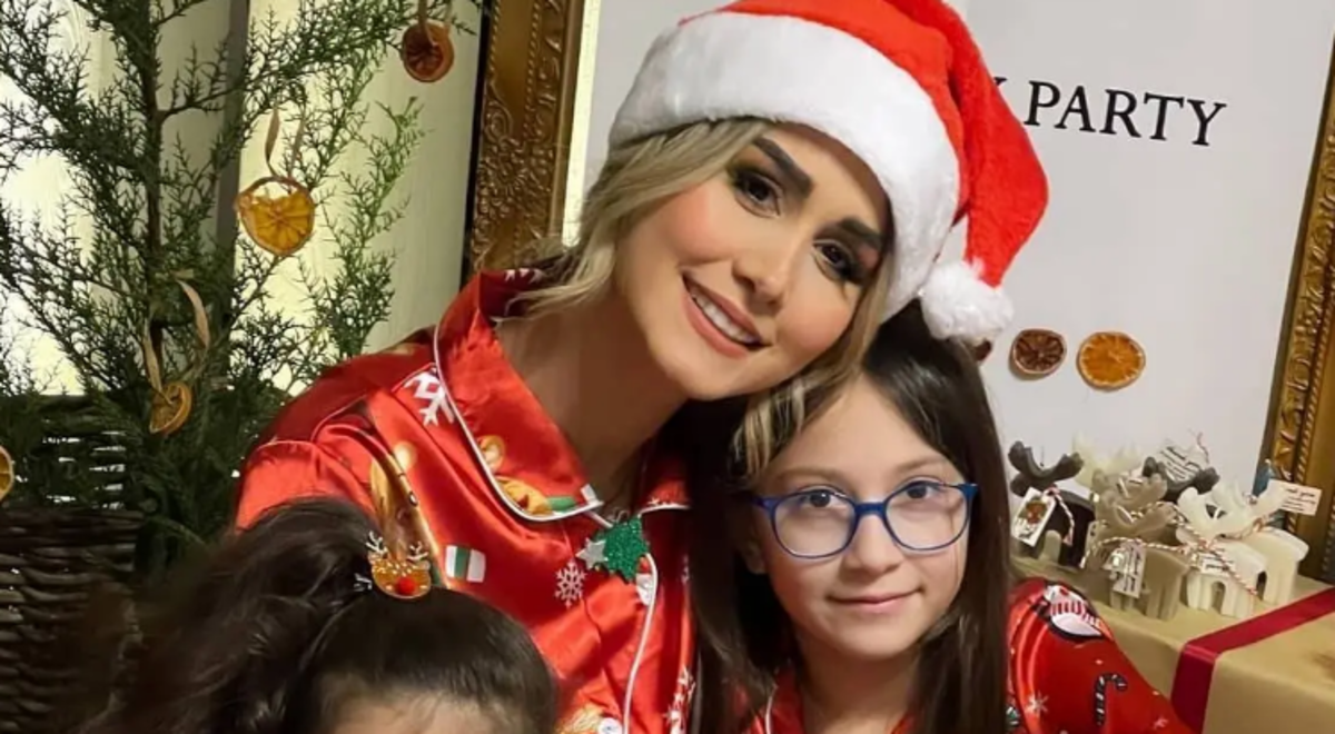 همسر شاهرخ استخری برای کریسمس سنگ تموم گذاشت