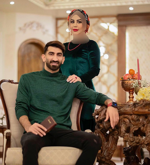 عکس دکوراسیون فوق لاکچری خانه همسر علیرضا بیرانوند / سلیقه اکرم بانو را ببینید