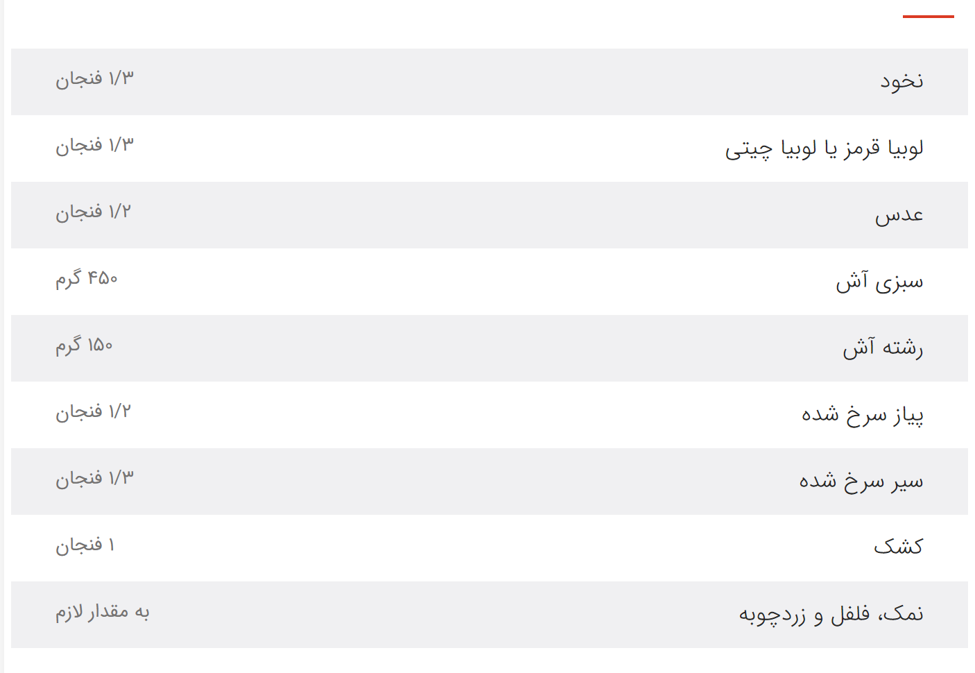 فوت و فن تهیه آش رشته ساده و سریع