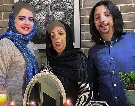 جشن زیبای مهسا ایرانی با پدر و مادر شوهرش فرهاد ایرانی! + عکس‌ها