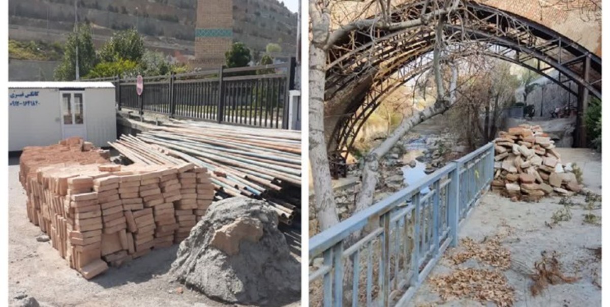 تعطیلی یک ماهه کارگاه مرمت پل خاتون به علت شرایط جوی