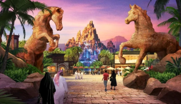 ساخت یک پارک تفریحی ۳ برابر والت دیزنی فلوریدا در عربستان سعودی