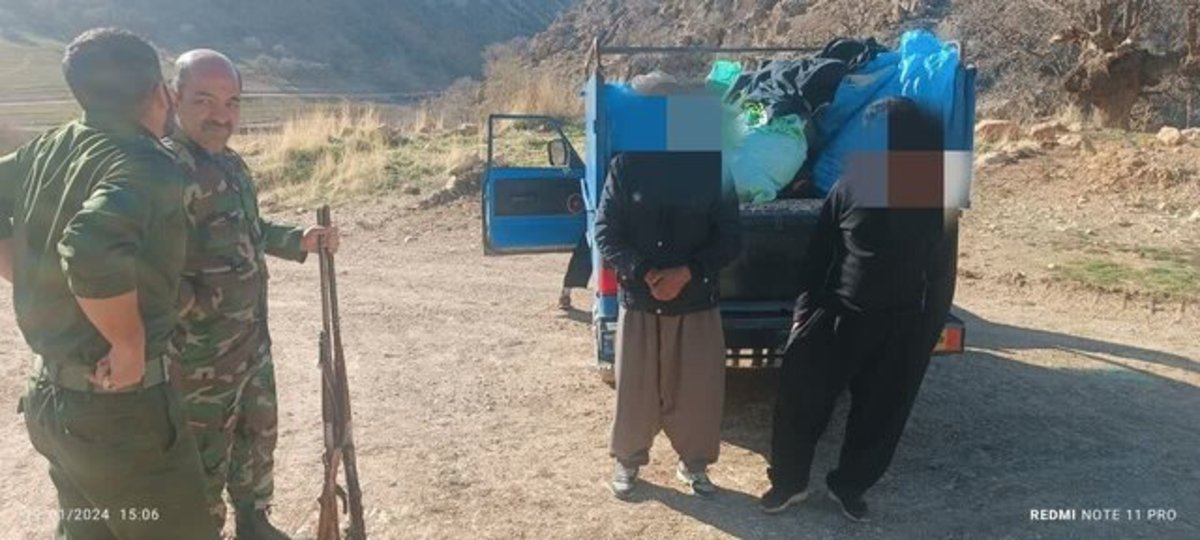 دستگیری شکارچیان متخلف، کشف و ضبط دو قبضه اسلحه در لرستان