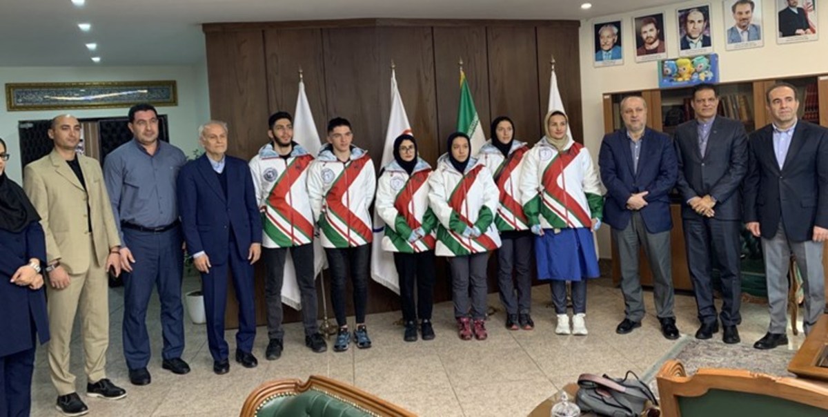 دیدار اسکی‌بازان با دبیر کل کمیته ملی المپیک