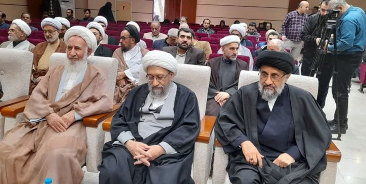 حضور آیت‌الله آملی لاریجانی در شهرستان نور برای دیدار مردمی