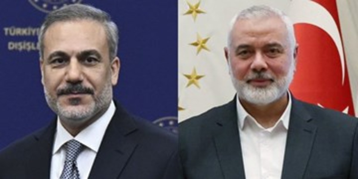 دیدار وزیر خارجه ترکیه با «اسماعیل هنیه»