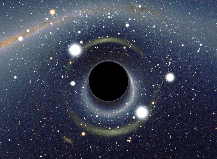 سیاه چاله‌ای که بقایای بسیار متراکم یک ستاره رُمبیده است!