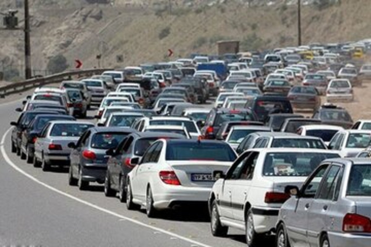 ترافیک وحشتناک جاده چالوس و محدوده‌های شهر دماوند