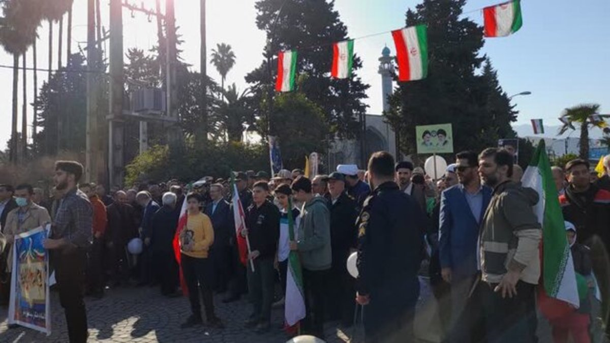 حضور مردم مازندران در راهپیمایی ۲۲ بهمن، نفس دشمن را گرفت