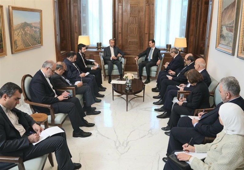 دیدار امیرعبداللهیان با بشار اسد