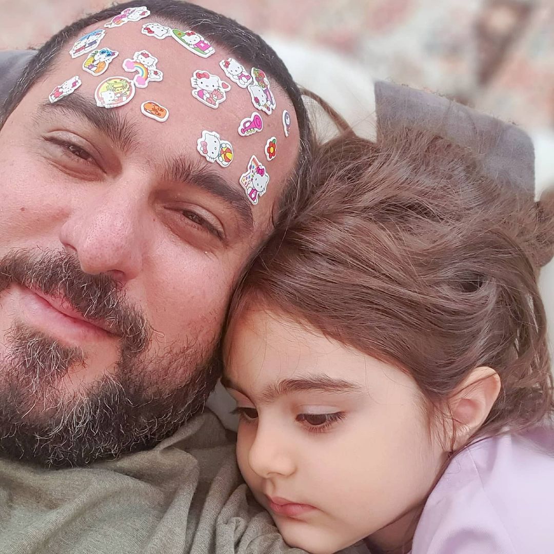تصویر دیده&zwnj;نشده از دختر زیبای محسن کیایی
