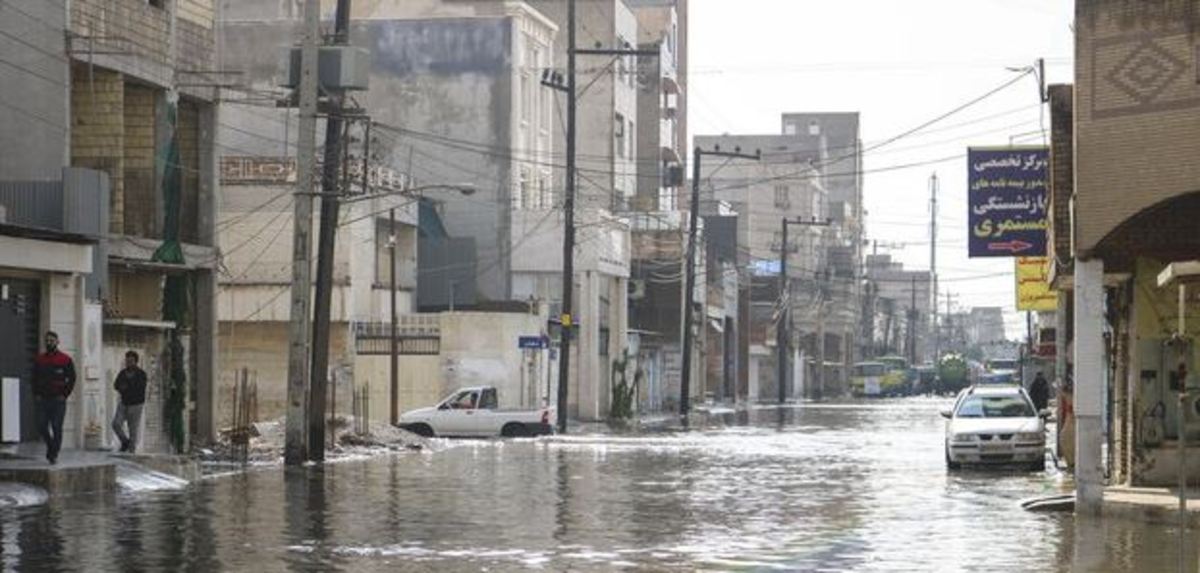 پیش‌بینی آبگرفتگی معابر خوزستان در پی بارش فراگیر