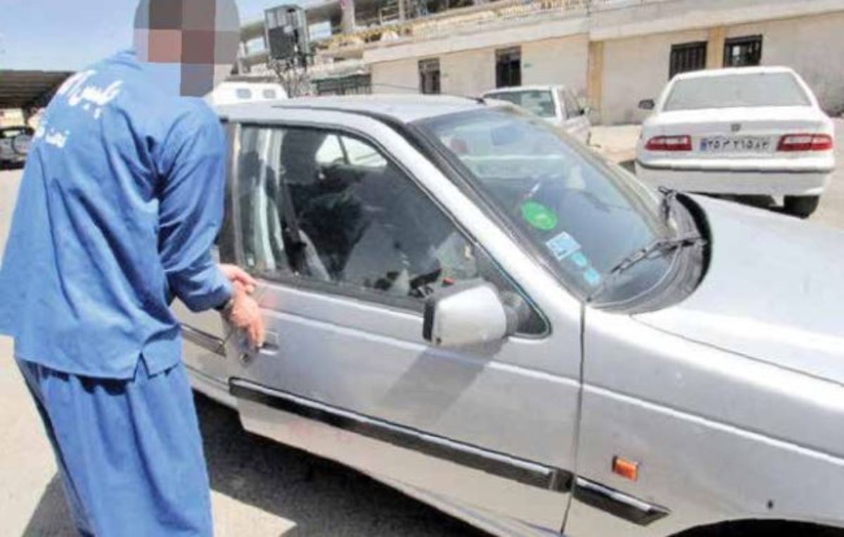 جا گذاشتن تلفن همراه در خودرو سارق را لو داد