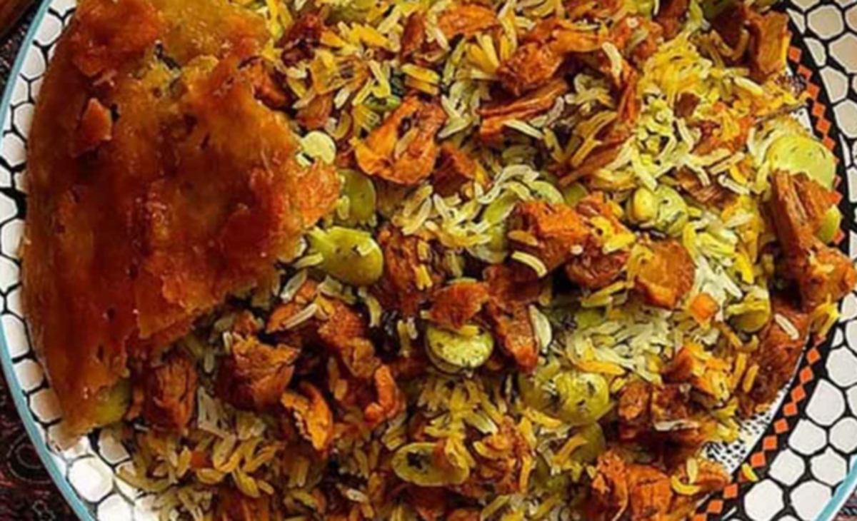 رسپی باقالی پلو با قیمه+آموزش مرحله به مرحله