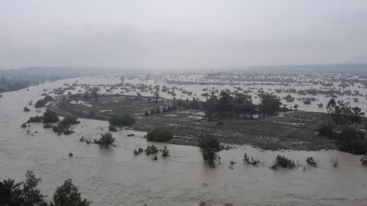 ۱۹۴۷ روستای سیستان و بلوچستان تحت تاثیر سیلاب قرار گرفته است