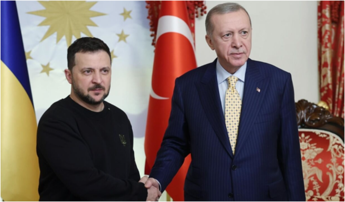 دیدار اردوغان و زلنسکی پشت در‌های بسته