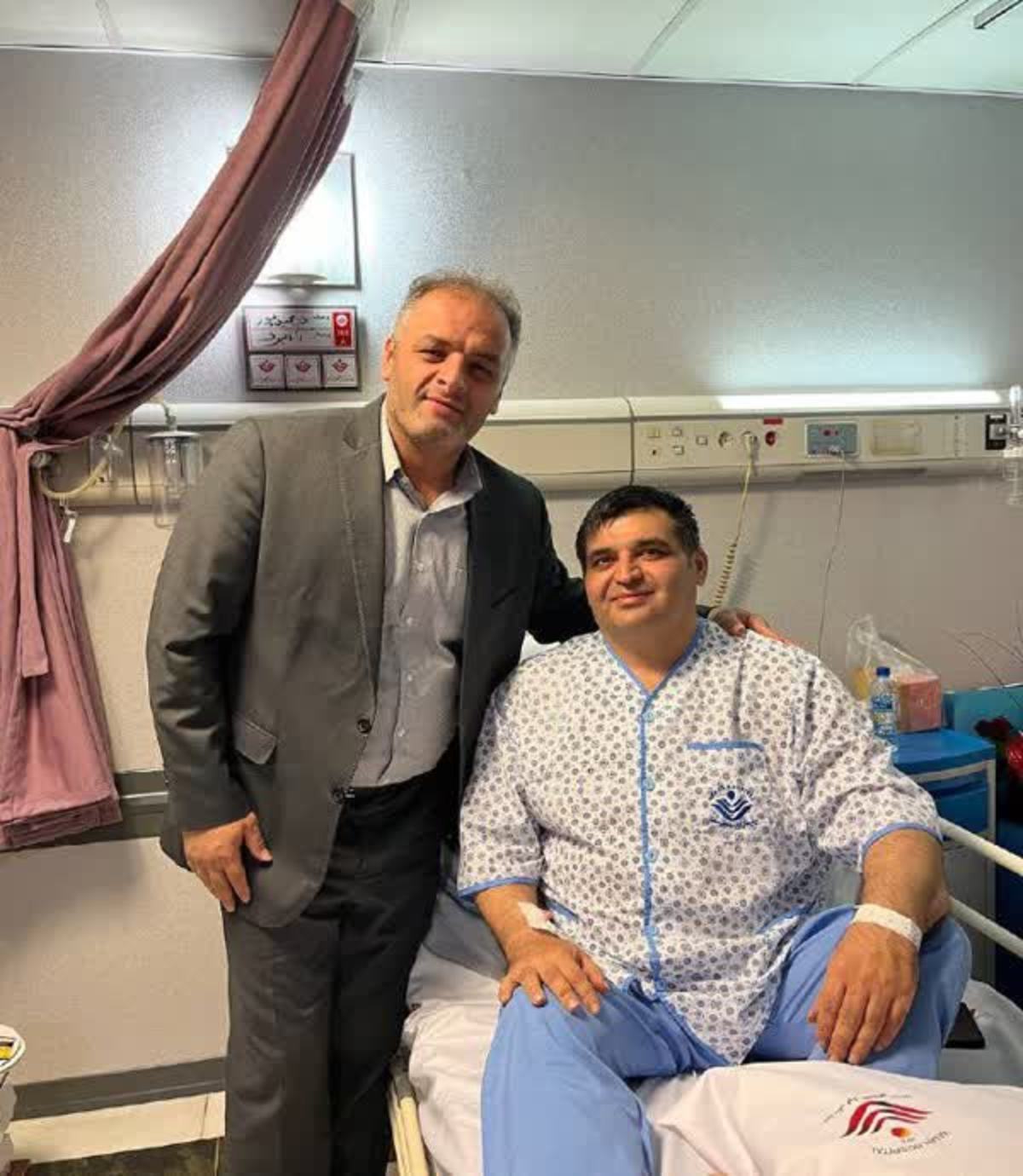 رضازاده از بیماستان مرخص شد