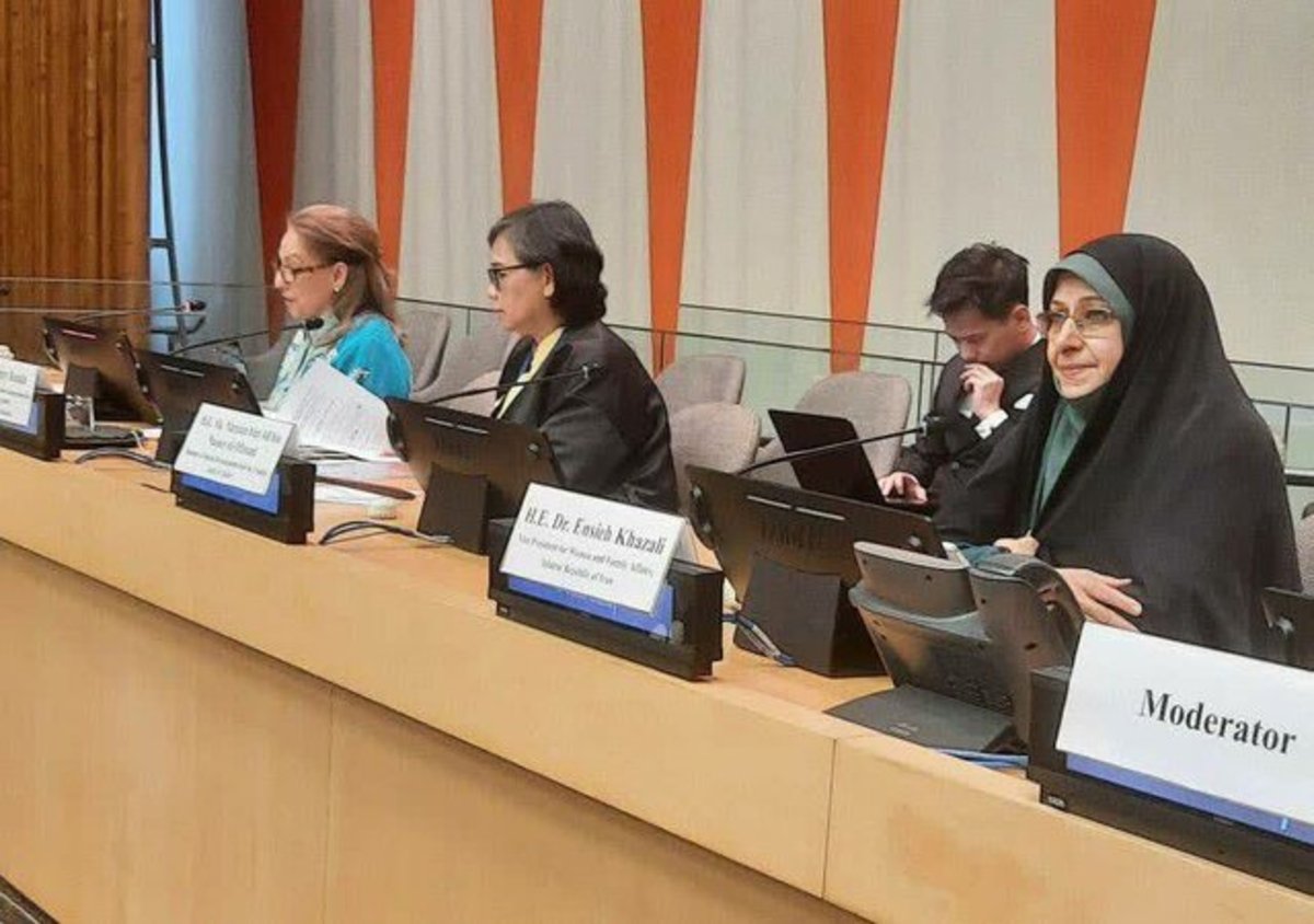 برگزاری پنل تخصصی «توانمندسازی زنان؛ توان افزایی خانواده، توسعه جامعه» در سازمان ملل