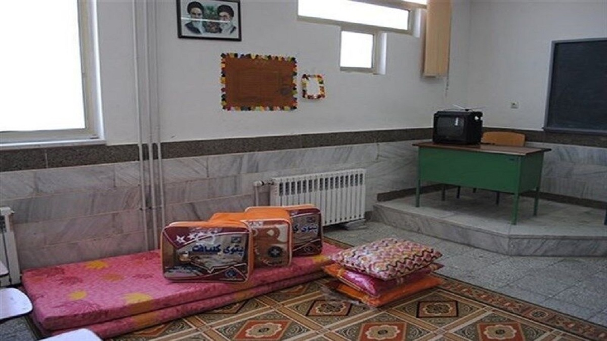 اسکان مسافران نوروزی در مدارس سمنان از چهار هزار نفر فراتر رفت