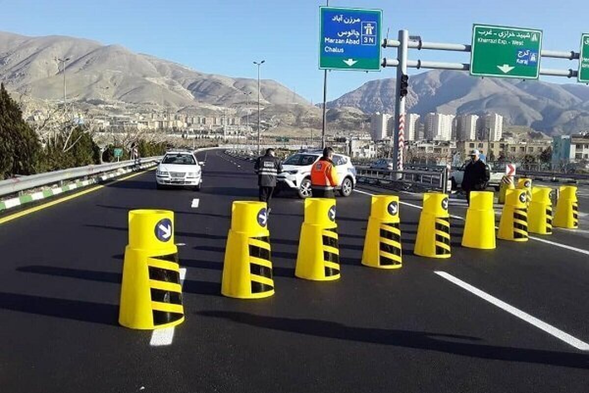 به دلیل عملیات راهداری جاده چالوس دوروز مسدود می‌شود