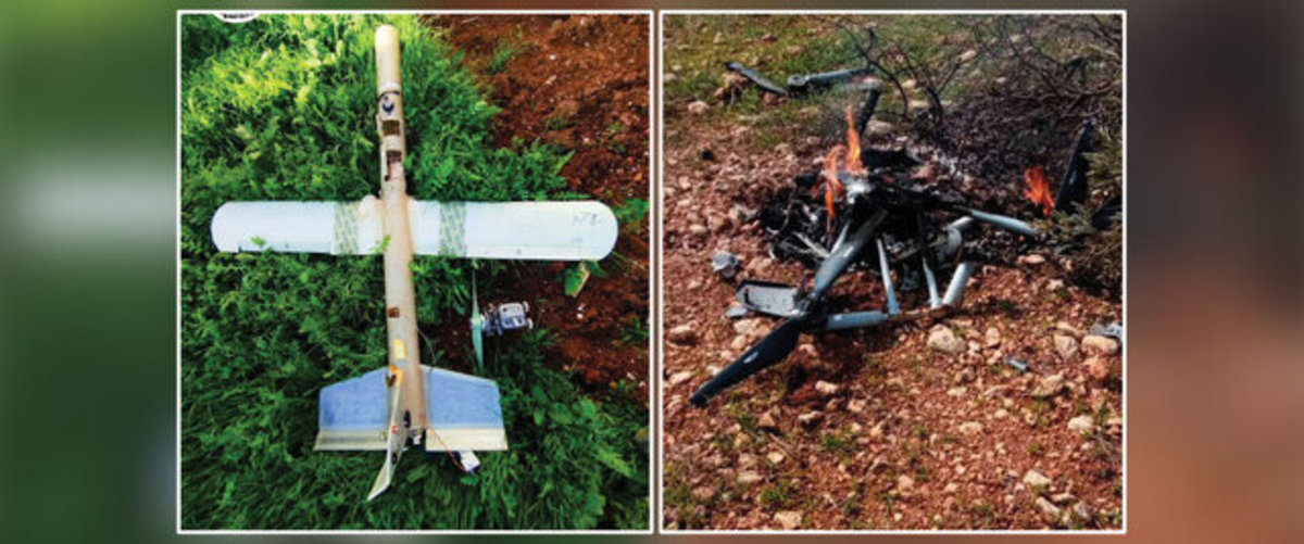 ارتش سوریه ۷ پهپاد تروریست‌ها را در حومه حماه و ادلب سرنگون کرد