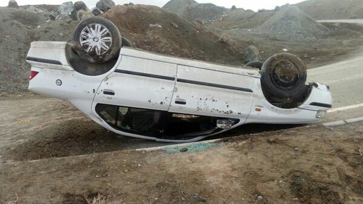 ۲ کشته و پنج مصدوم بر اثر واژگونی خودرو در غرب سبزوار