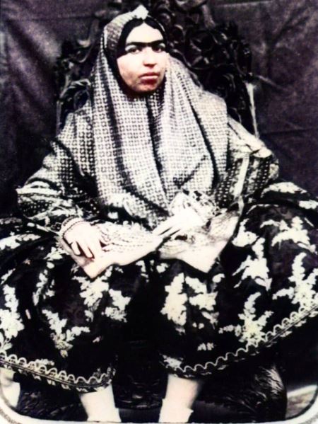 عکس واقعی از جوانی اولین همسر عقدی ناصرالدین شاه