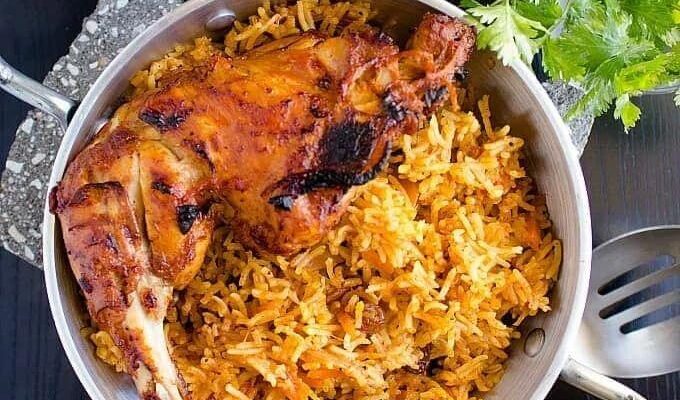 رسپی چلو مرغ عربی، یک غذای اسپایسی با سس مخصوص