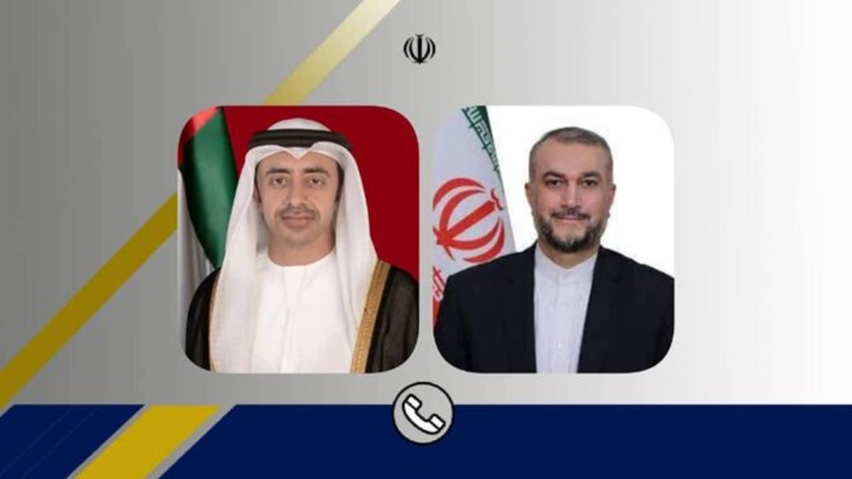 وزرای خارجه ایران و امارات بر توسعه همه جانبه مناسبات تاکید کردند