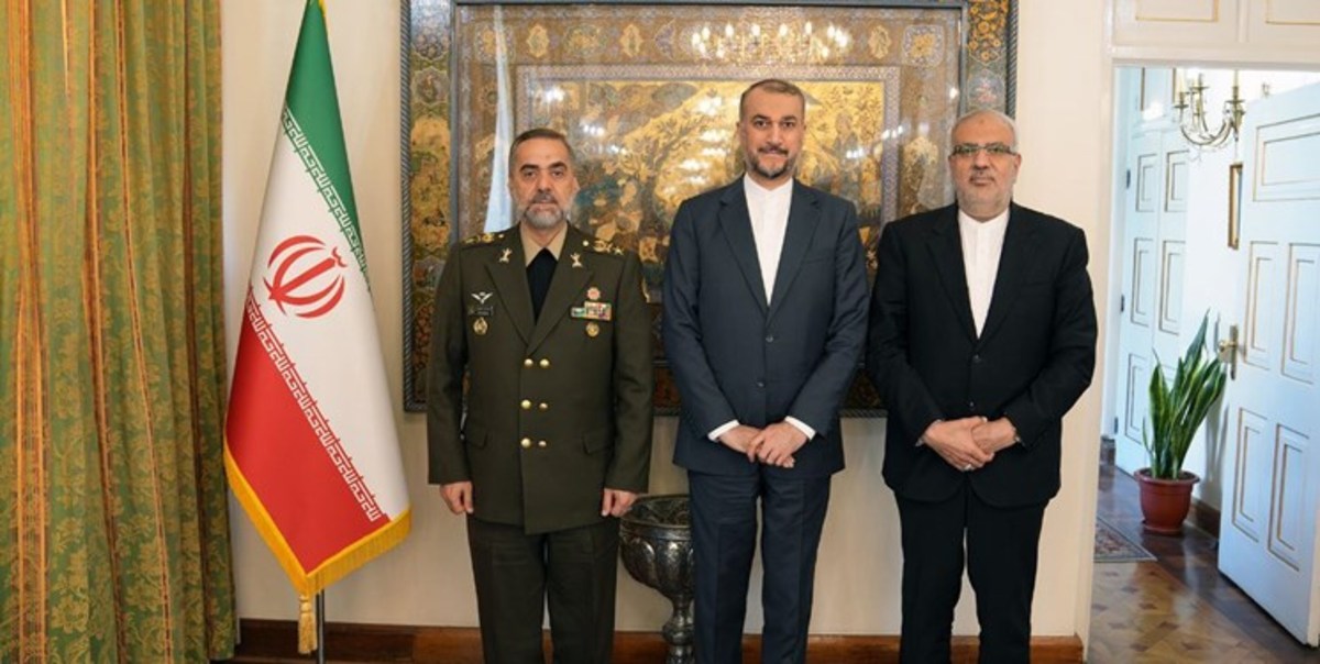 نشست مشترک امیرعبداللهیان با وزرای نفت و دفاع در وزارت امور خارجه