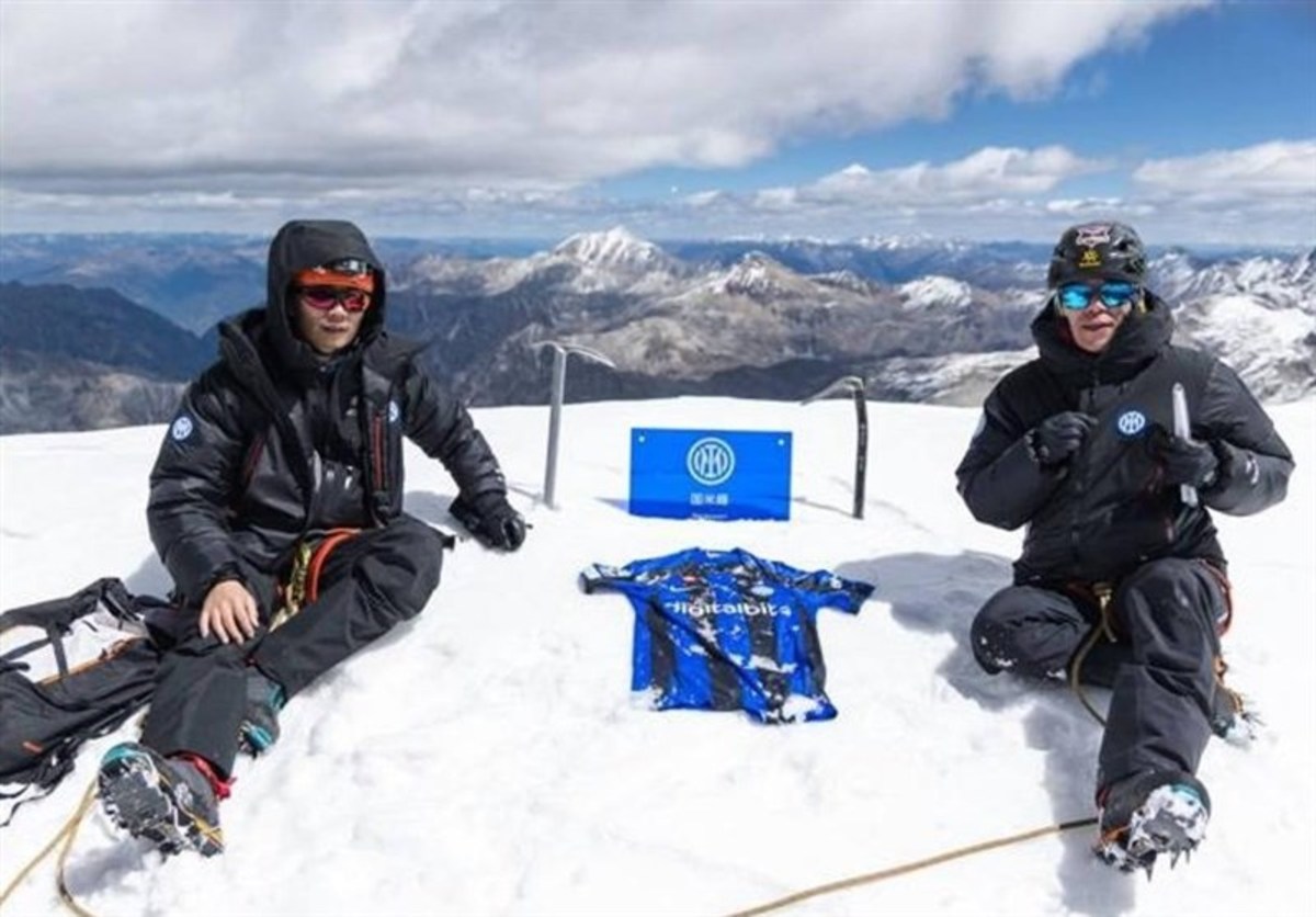 دو کوهنورد چینی قله‌ای جدید را به نام «اینتر» ثبت کردند