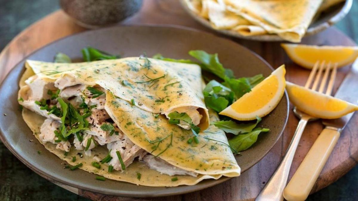 برای شام این کرپ محبوب و ساده مرغ را در کمترین زمان درست کنید