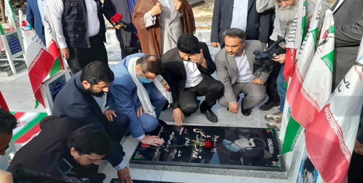 رونمایی از محل یادبود شهدای جاویدالاثر خرم‌آباد