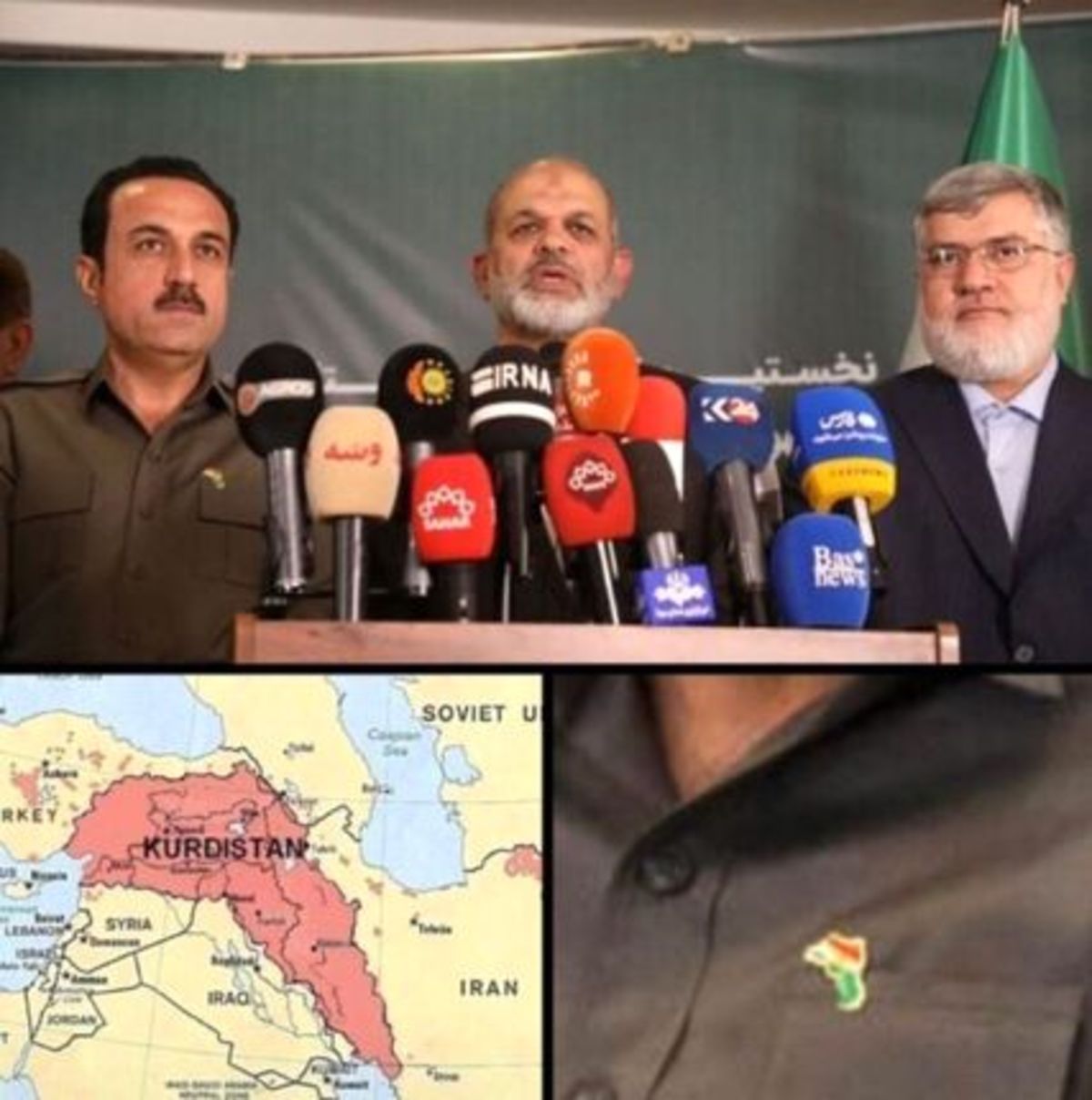عکس نشست وزیر کشور با استانداران اقلیم کردستان عراق جنجالی شد
