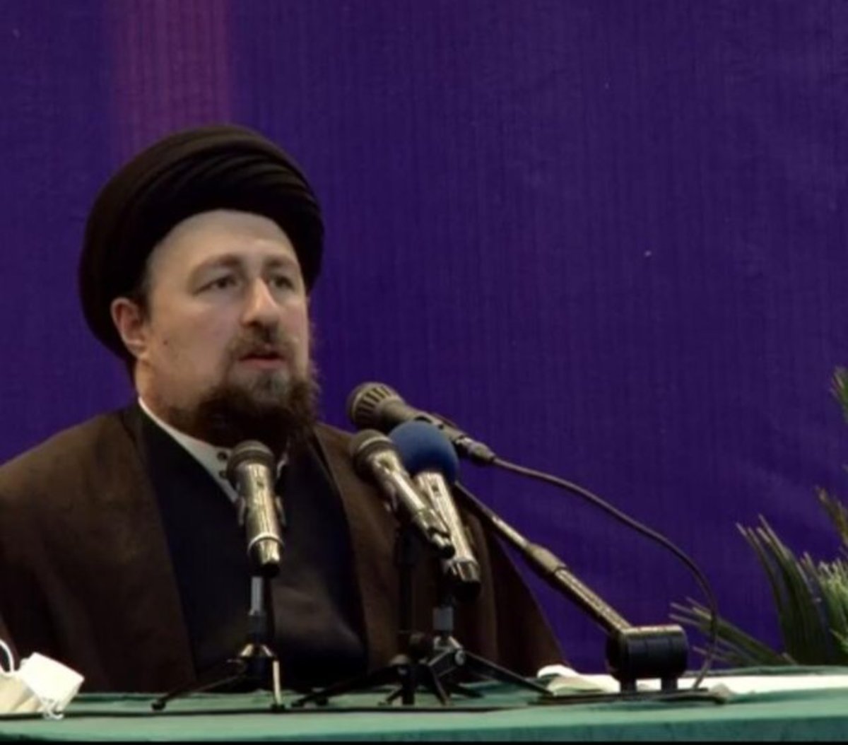 سخنرانی سید حسن خمینی آغاز شد