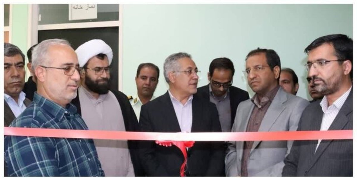 افتتاح چند پروژه بهداشت و درمانی و بازدید از روند ساخت بیمارستان عنبرآباد