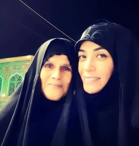 عکسی جالب از “الهام چرخنده” و مادر شوهر عراقی اش/ تصویر
