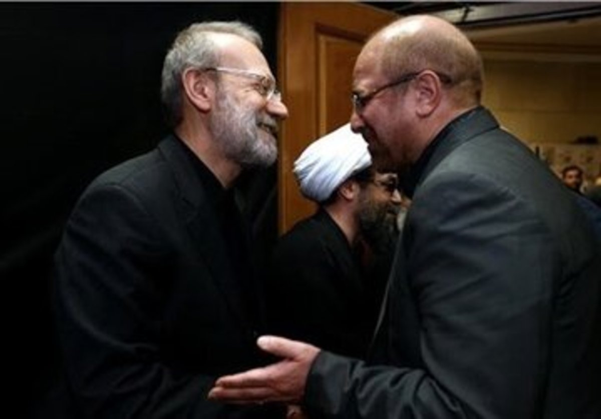 لاریجانی همیشه در مجلس یک قدم جلوتر از قالیباف است