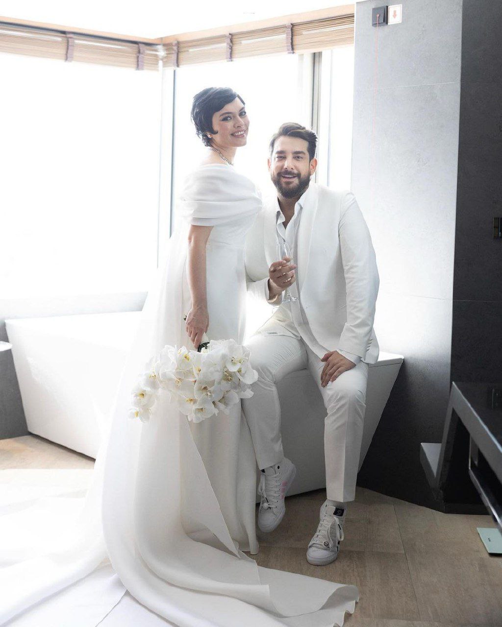 ازدواج ناگهانی دو بازیگر معروف ترکیه‌ای همه را شوکه کرد/ تصاویر