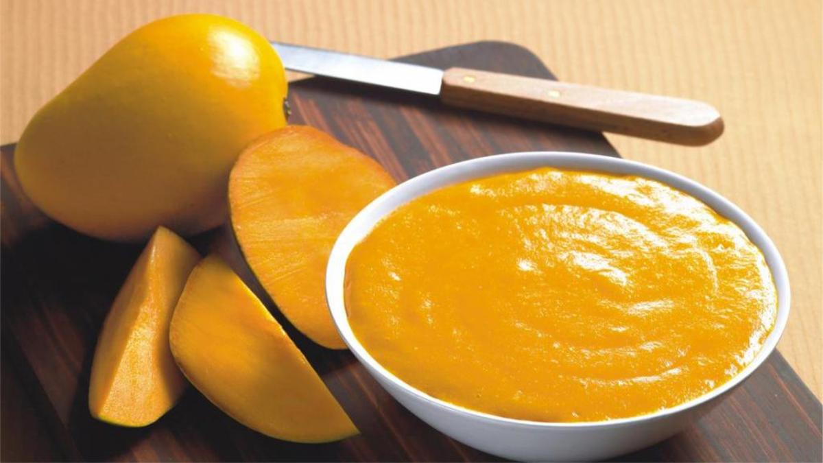 پوره خوشمزه و مقوی انبه را برای کودکانتان در چند دقیقه درست کنید