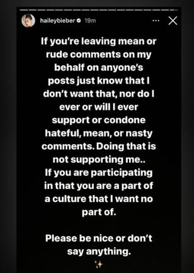 انتقاد تند هیلی ببر از طرفدارانش در حمایت از سلنا گومز!