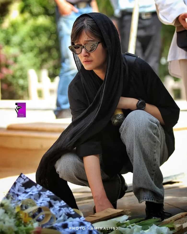 تصاویر/ وقتی گریه به پردیس احمدیه امان نمی‌دهد!